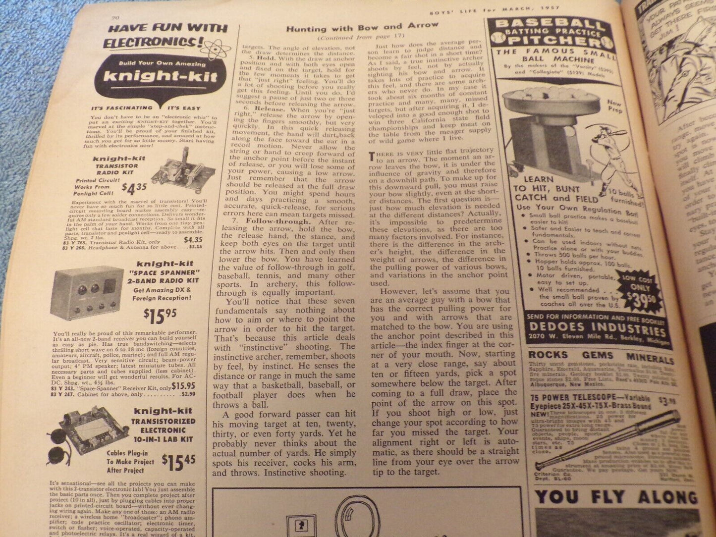 Boys' Life: March 1957 Issue