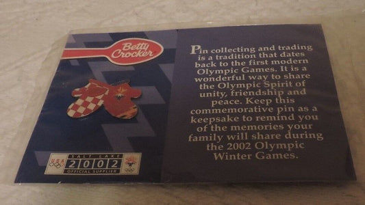 Betty Crocker Collectable Pin: 2002 Olympic Games Collectable