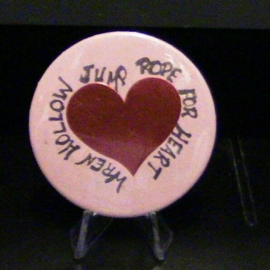 BSA/Cub Scouts: Wren Hollow, Jump Rope For Heart Custom Pinback Button