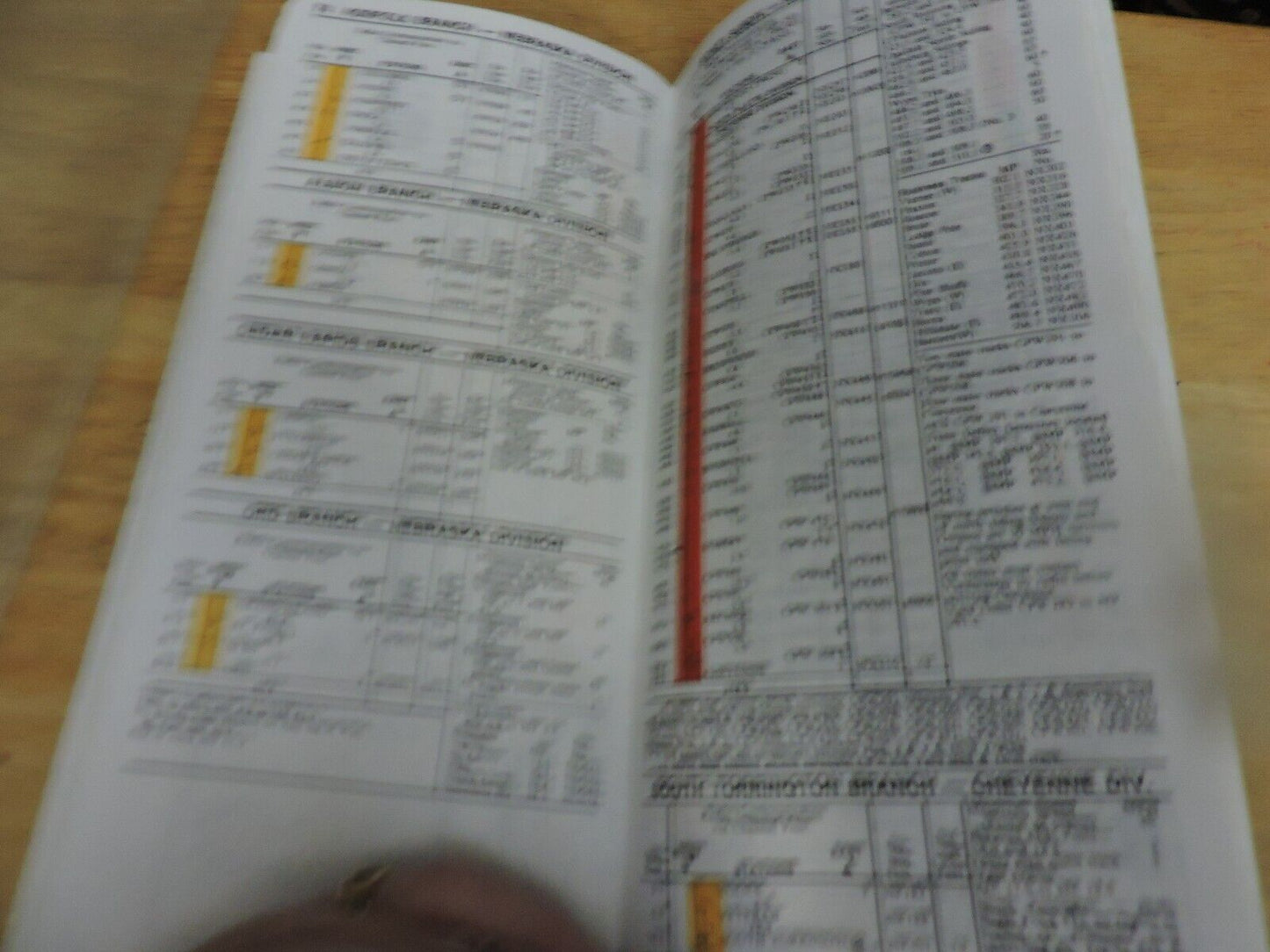 UNION PACIFIC RAILROAD CO. SYSTEM TIMETABLE NO. 7 1989