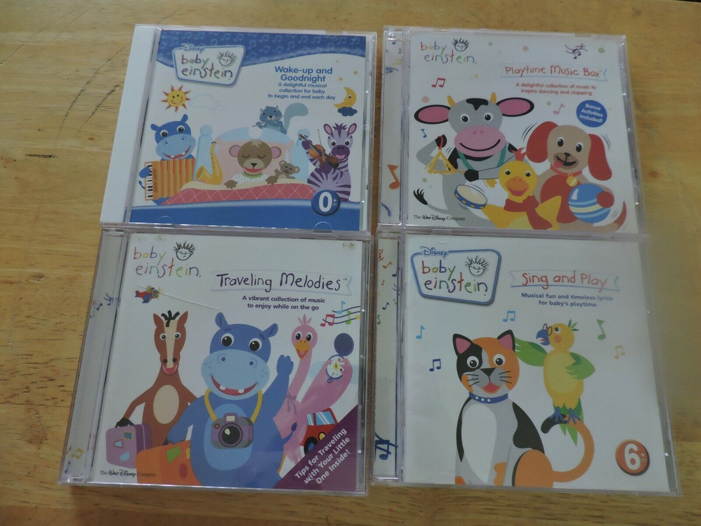 baby einstein MUSIC CDs LOT OF 4