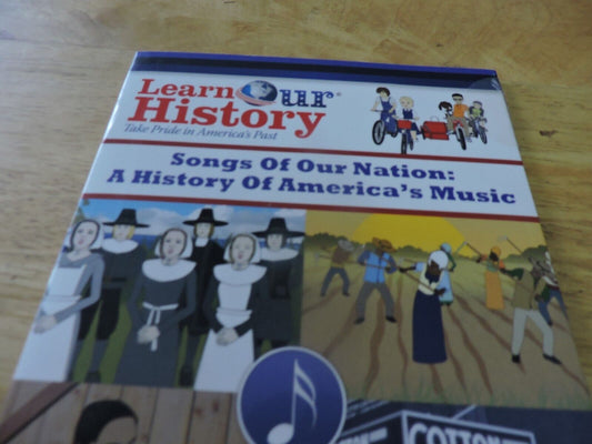 LEARN OUR HISTORY: SONGS OF OUR NATION: HISTORY OF AMERICA'S MUSIC DVD 2014-2017