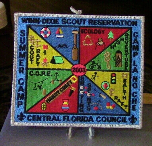 BSA: LA-NO-CHE, Central Florida Council, Winn-Dixie Scout Reservation 2003 Patch