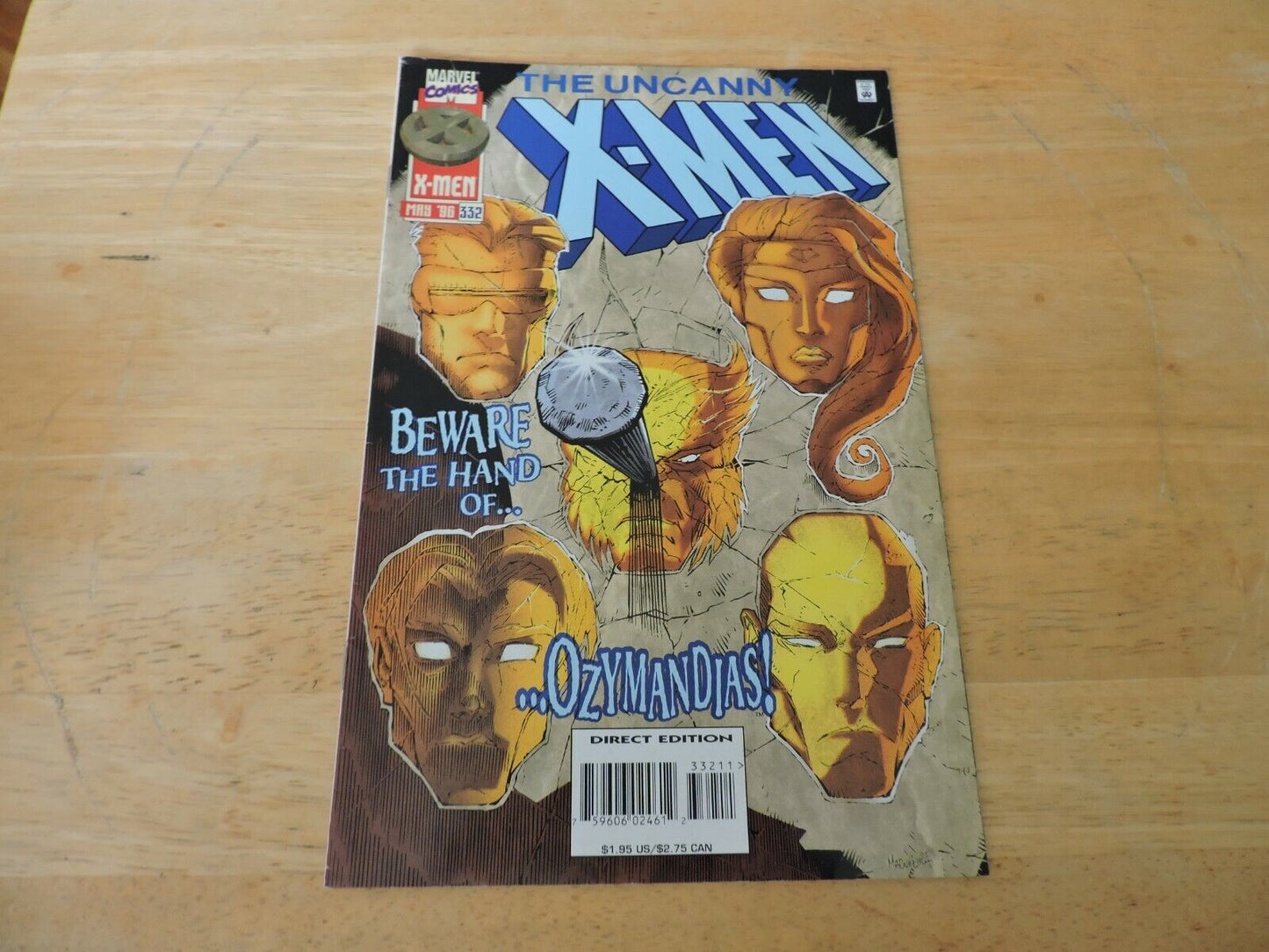 The Uncanny X-Men Issue 332 BEWARE THE HAND OF ,,,OZYMANDIAS