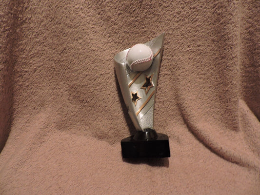 Brand New-BASE BALL TROPHY WITH A SPACE FOR A NAME PLATE