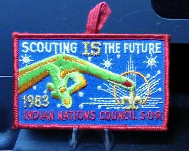 BSA: 1983 Scouting is the Future: Indian Nations Council S.O.R. Patch