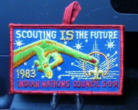 BSA: 1983 Scouting is the Future: Indian Nations Council S.O.R. Patch