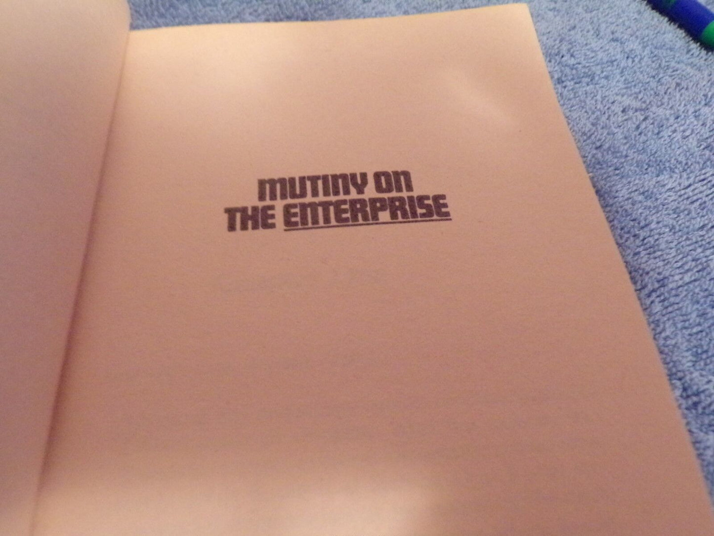 Star Trek: Mutiny on the Enterprise by Robert E. Vardeman (1983 Print)