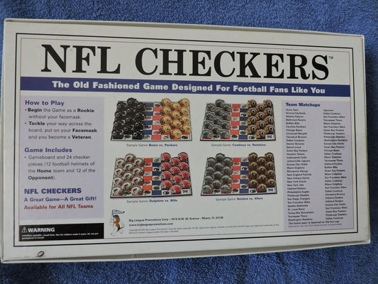 ST. LOUIS RAMS VS 49ers Checkers  Game- Official NFL Game
