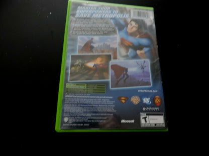X BOX:  SUPERMAN RETURNS GAME--RATED T (TEEN)  2004