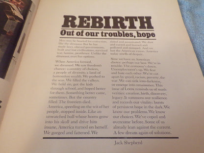 LOOK Magazine: January 12, 1971 Special Issue "Rebirth"