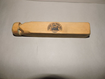 Topeka Railrod Days Wooden Train Whistle