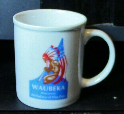 BSA: Waubeka, Wisconsin (Birthplace of Flag Day) Troop 400.VFW 1391 Ceramik Cup