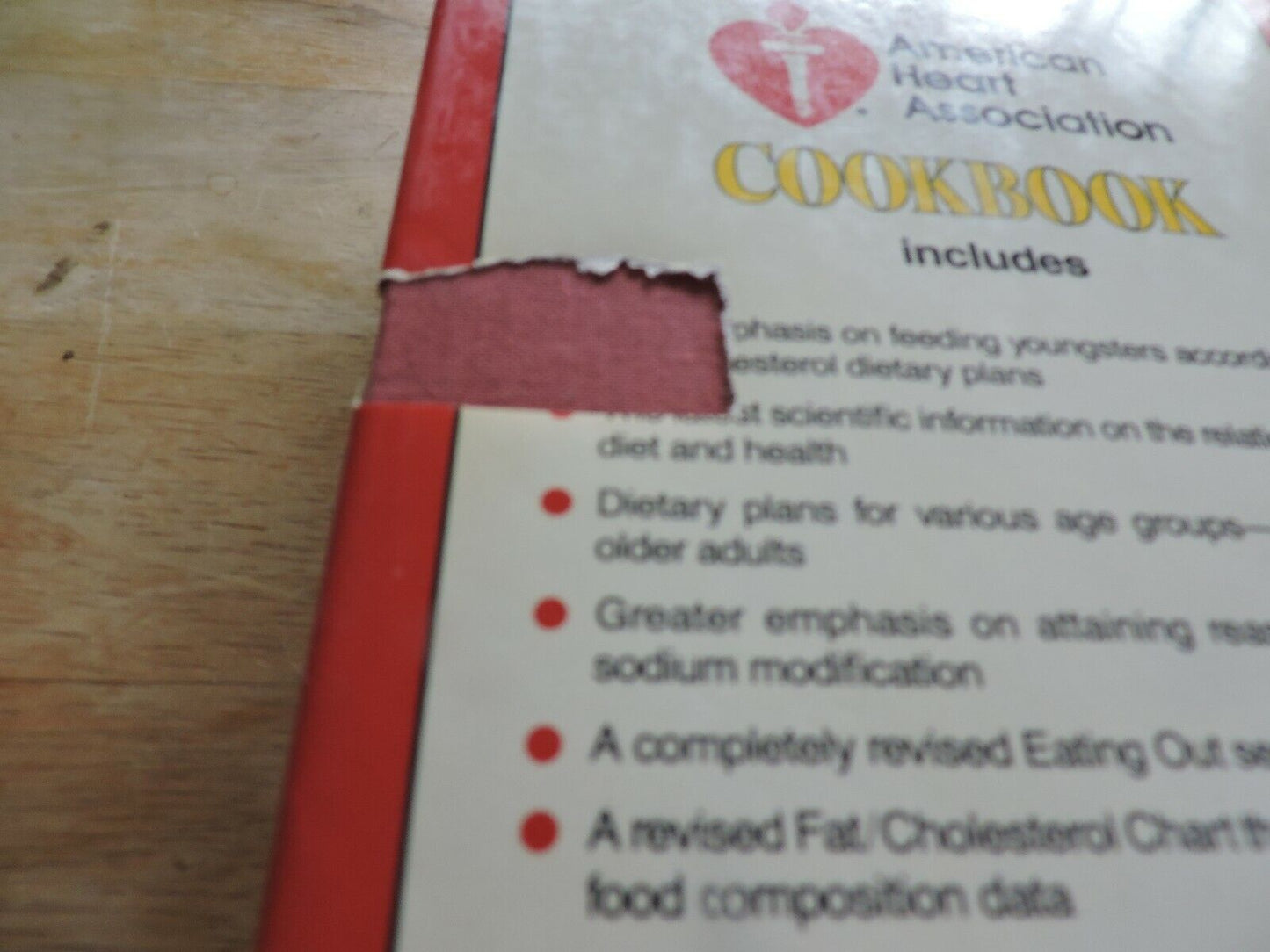 AMERICAN HEART ASSOCIATION COOKBOOK--NEW AND REVISED FOURTH EDITION--1984