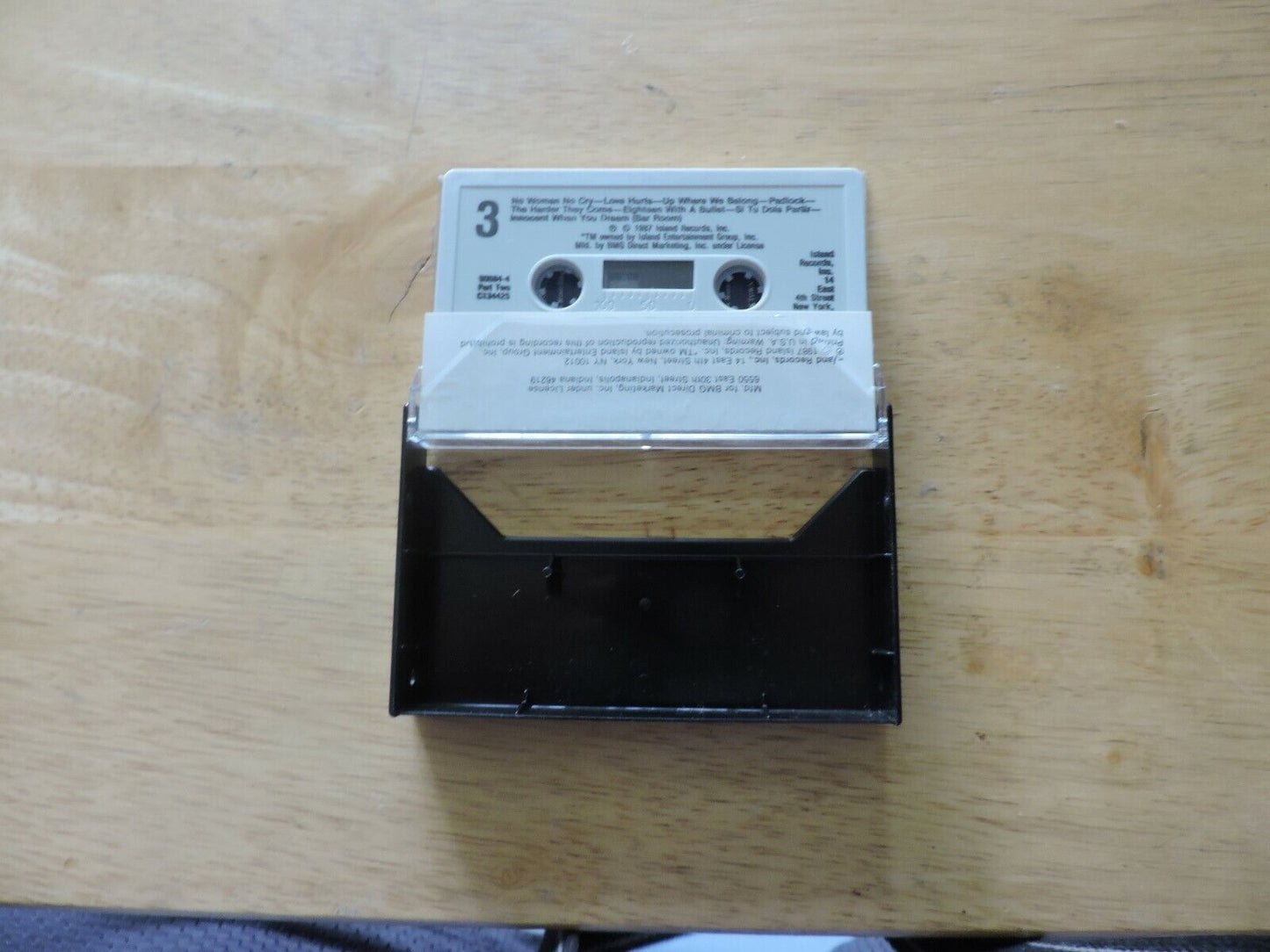 25th Anniversary Cassette Tape  ISLAND RECORDS  Side 3&4  1987
