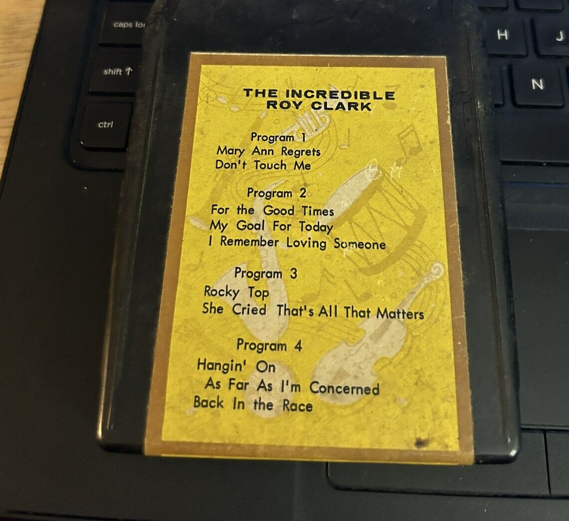8 TRACK TAPE:  THE INCREDIBLE ROY CLARK