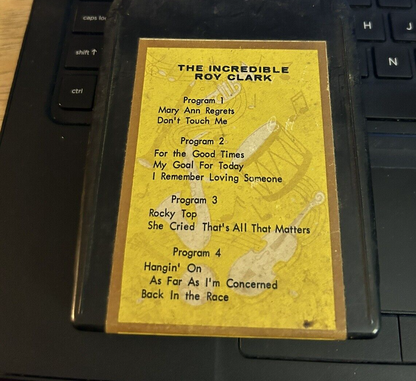 8 TRACK TAPE:  THE INCREDIBLE ROY CLARK