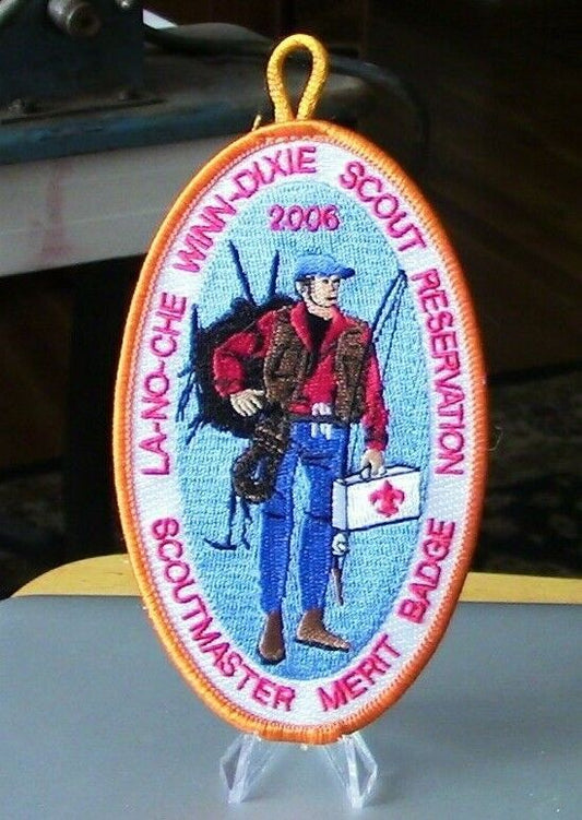 BSA: Camp LA-NO-CHE WINN DIXIE 2006 Scoutmaster Merit Badge, CFC Button Patch