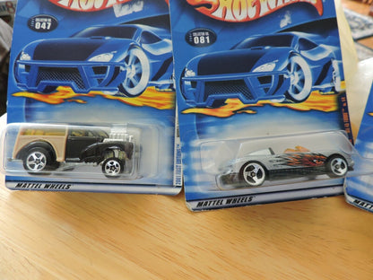 HOT WHEELS SET OF FOUR CARS--# 047, 081, 083, 085