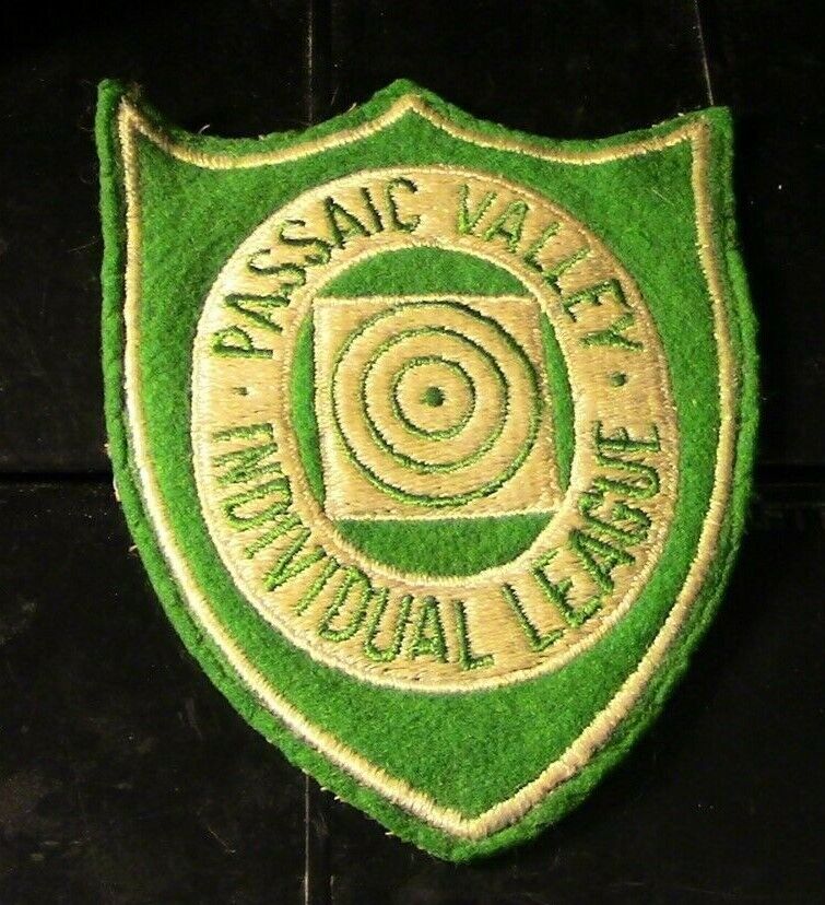 Vintage Passaic Valley Individual Shooters League Patch (Extremely Rare)