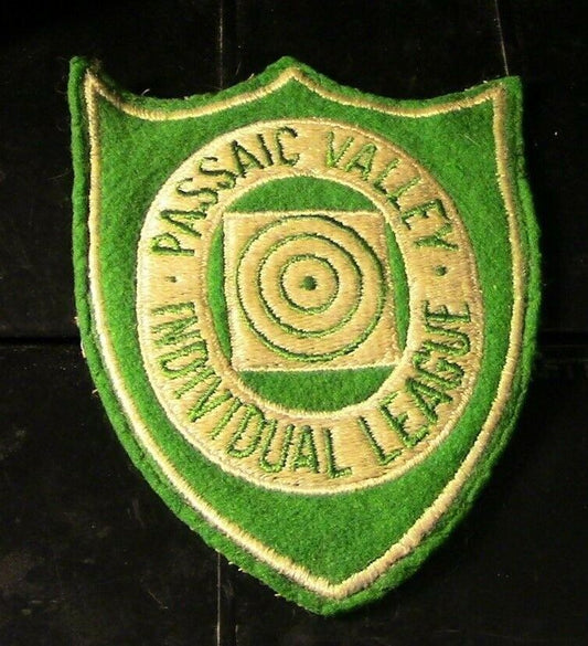 Vintage Passaic Valley Individual Shooters League Patch (Extremely Rare)