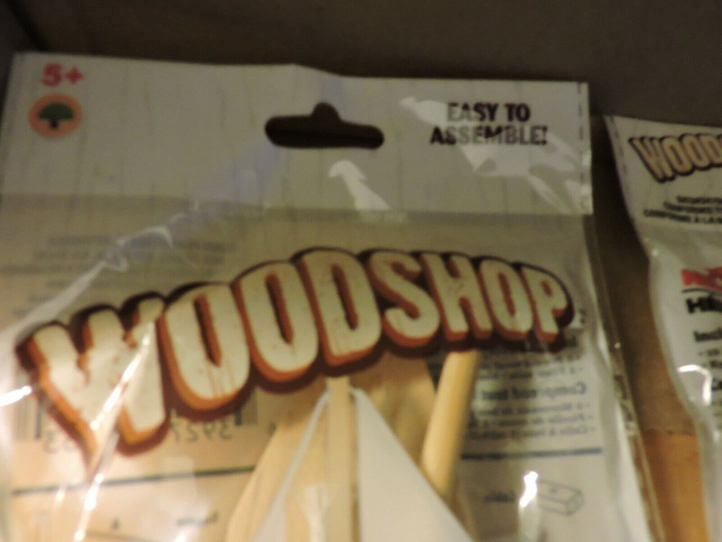 WOODSHOP  SAILBOAT, HELICOPTER, PLANE, RACECAR MODELS SET OF 4: NEW IN PACKAGES