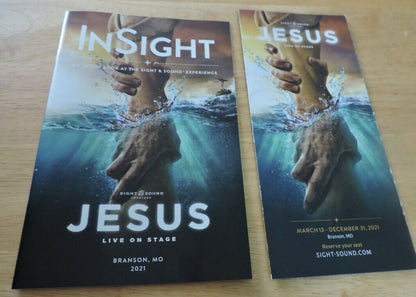 JESUS--LIVE ON STAGE, BRANSON, MO  PLAYBILL AND PAMPHLET