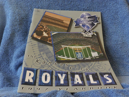 1997 Kansas City Royals MLB Baseball YEARBOOK