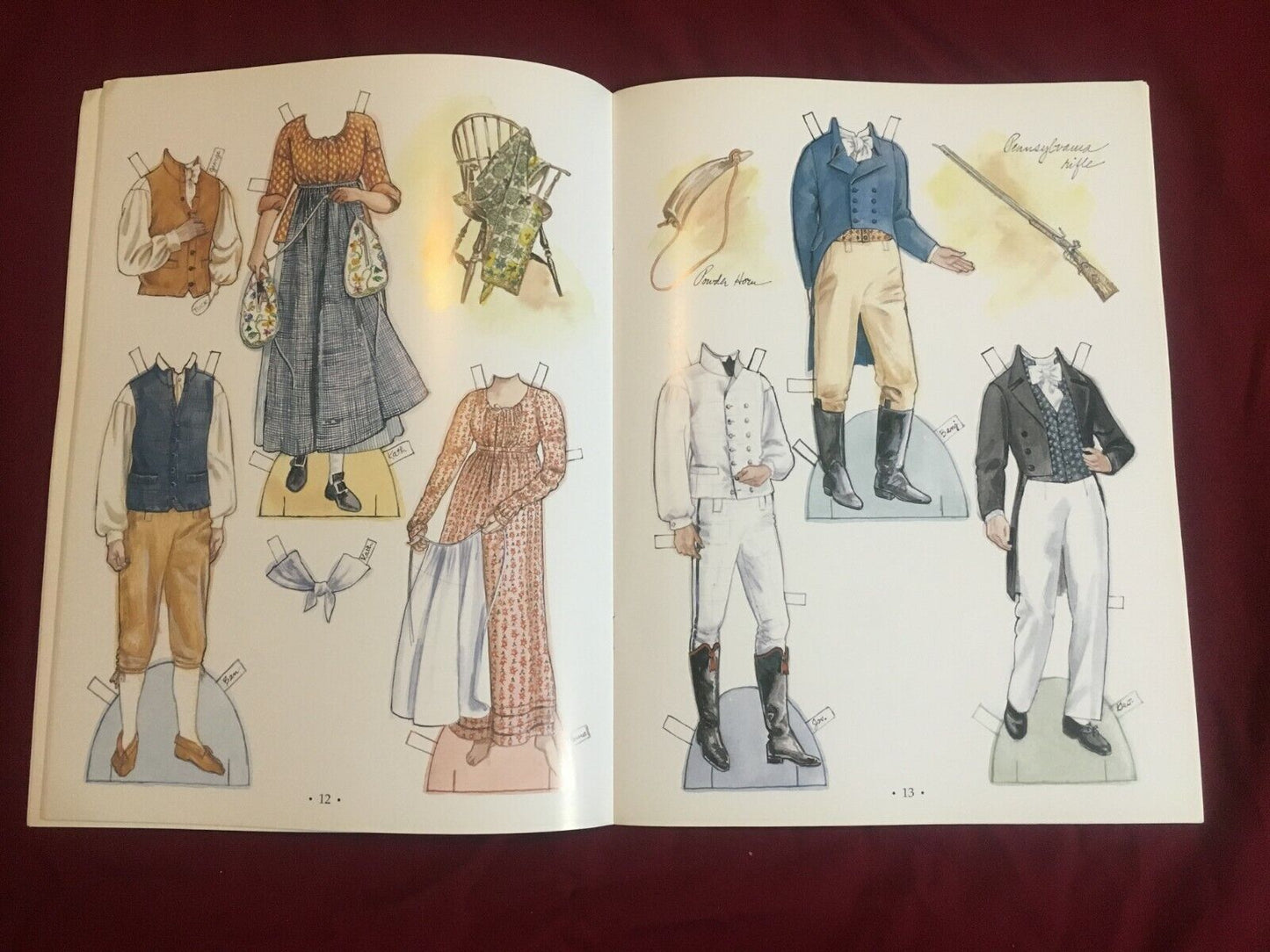 The Fowler Family Celebrates Statehood and a Wedding: Paper Dolls Set