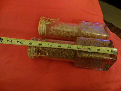 PAIR OF DECORATIVE BOTTLES
