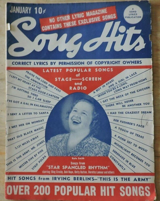 Song Hits Magazine January 1943