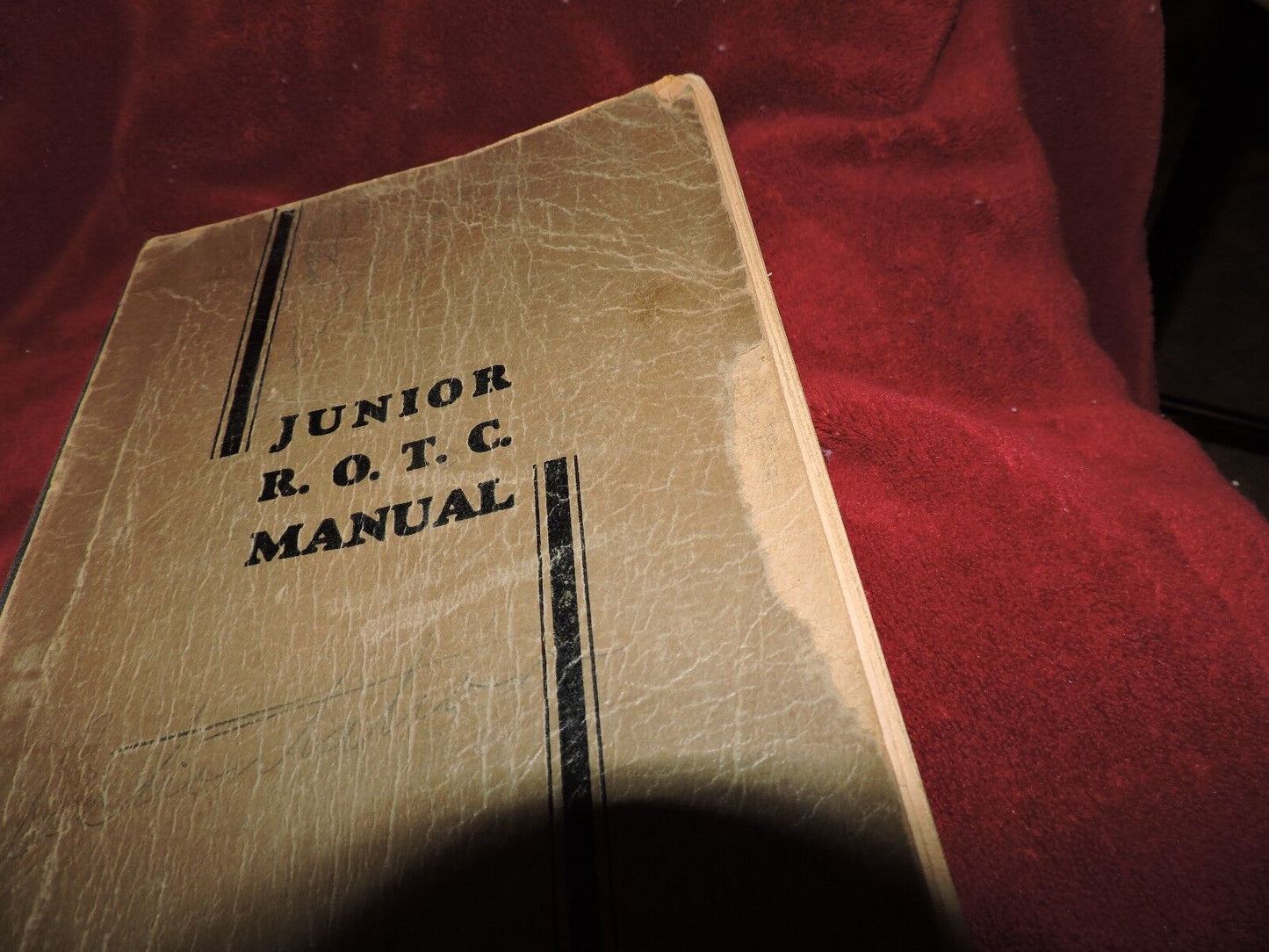 VINTAGE 1944 JUNIOR ROTC MANUAL WITH BONUS NEWS LETTERS FROM 1944