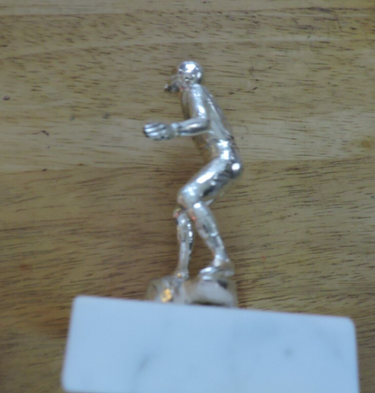 FOOTBALL TROPHY--4..75X3.75X2.75 INCHES