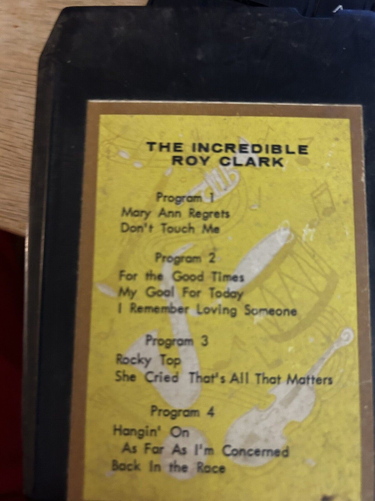 8 TRACK TAPE:  THE INCREDIBLE ROY CLARK
