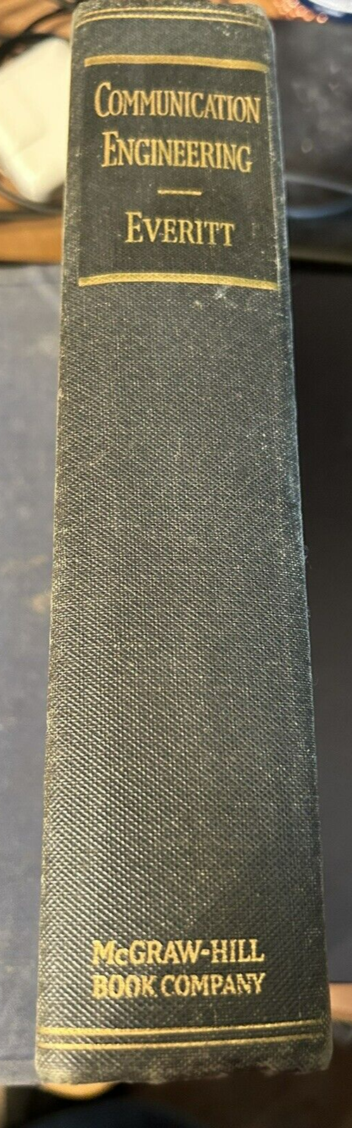 Hardcover: Communication Engineering, 1937