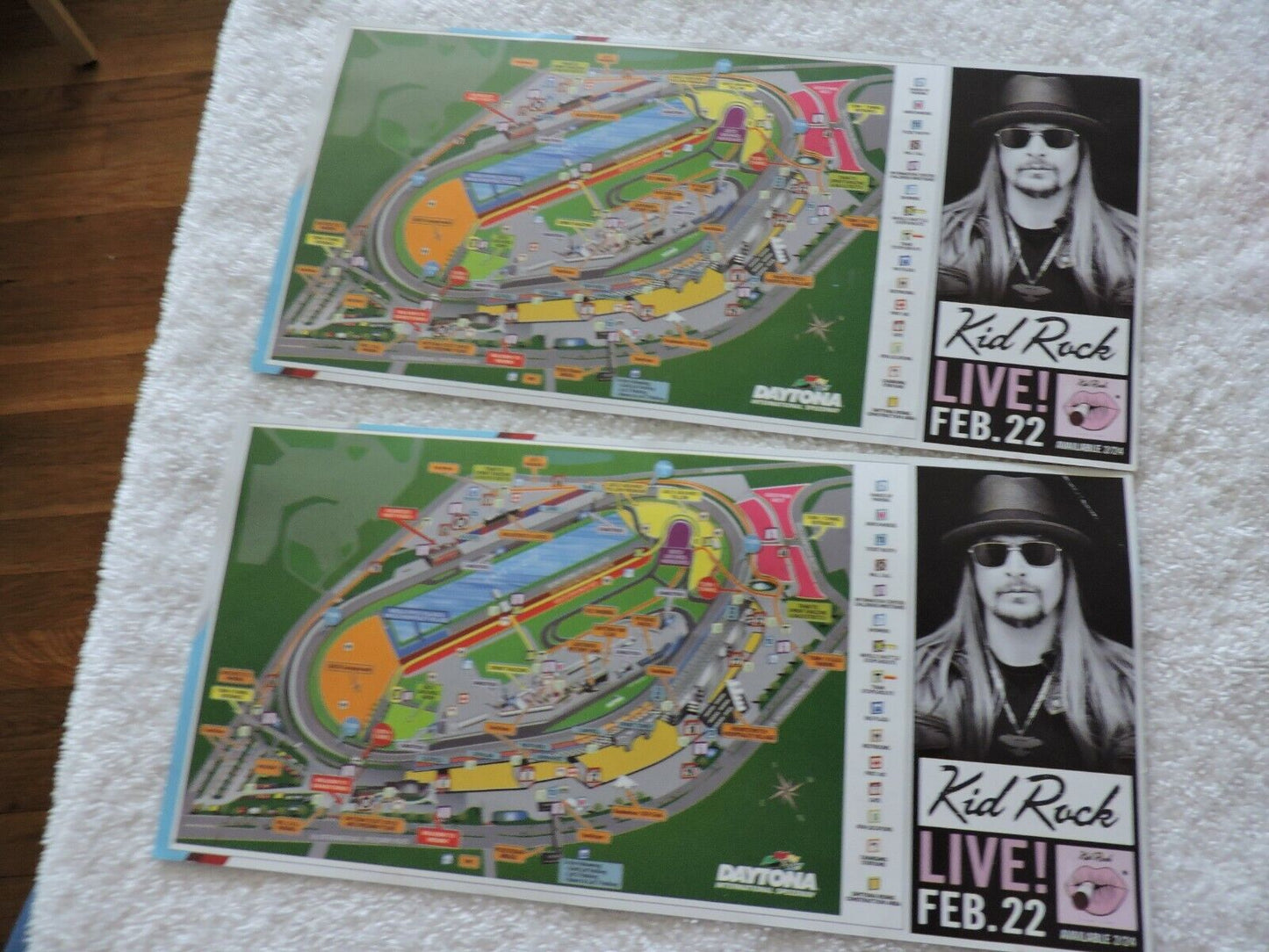 RACING SOUVENIRS: NEWSPAPER, 2011: TICKETS,  DAYTONA, NASCAR ILLUSTRATED, DAY