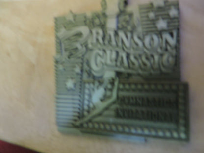BRANSON CLASSIC GYMNASTICS INVITATIONAL 3X2.5 INCH MEDAL WHITE 3RD PLACE RIBBON