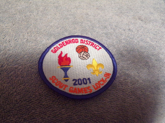 Cub Scout (BSA) Goldenrod District Scout Games Lock-In Patch