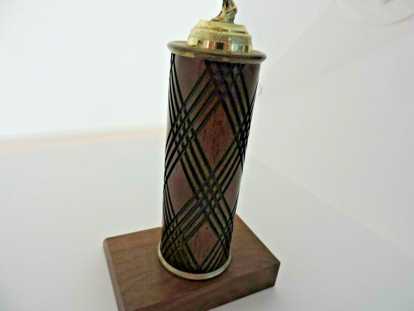 SOCCER TROPHY-10  INCHES TALL,  3X4  INCH WOODEN  BASE