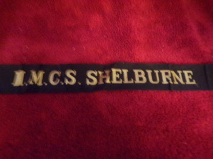 H.M.C.S Shelborne Canadian Navy Cap Ribbon