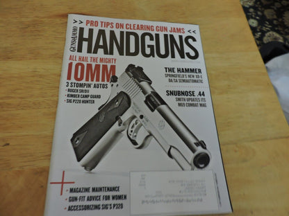 HANDGUNS   OCOTBER/NOVEMBER 2017  PRO TIPS ON CLEANING GUN JAMS