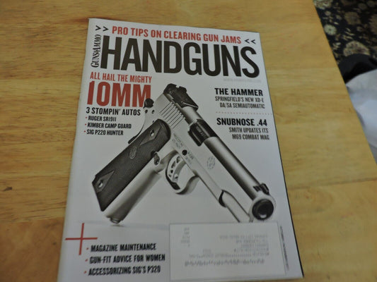 HANDGUNS   OCOTBER/NOVEMBER 2017  PRO TIPS ON CLEANING GUN JAMS