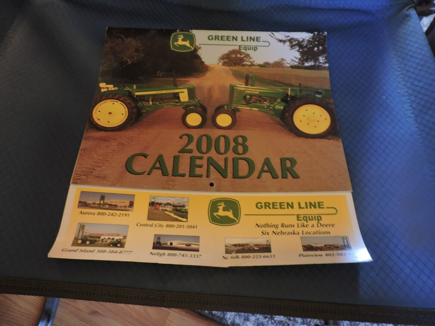 ADVERTISING 2008 GREEN LINE EQUIP CALENDAR