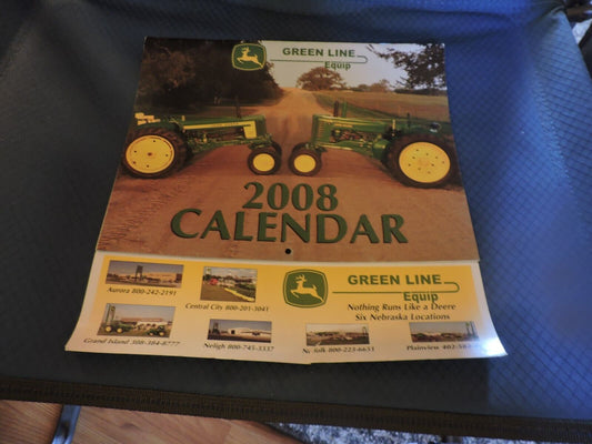 ADVERTISING 2008 GREEN LINE EQUIP CALENDAR