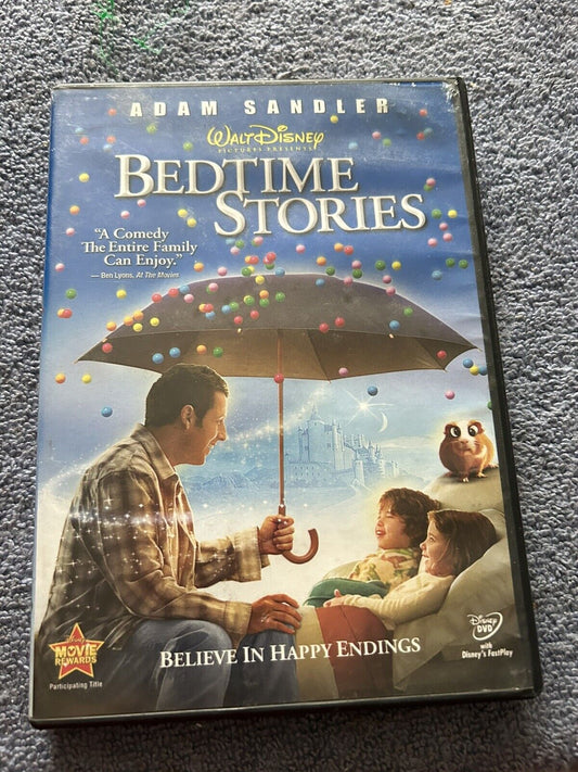 Bedtime Stories DVD, 2008) WALT DISNEY/ADAM SANDLER