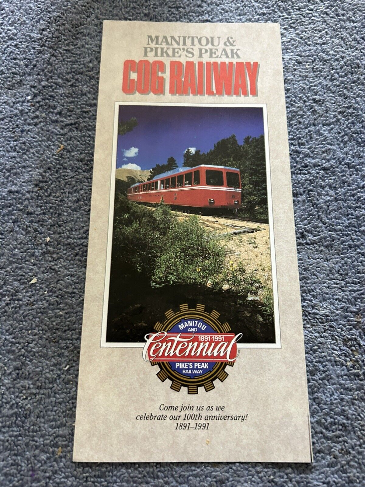 COG RAILWAY MANITOU & PIKE'S PEAK 1991