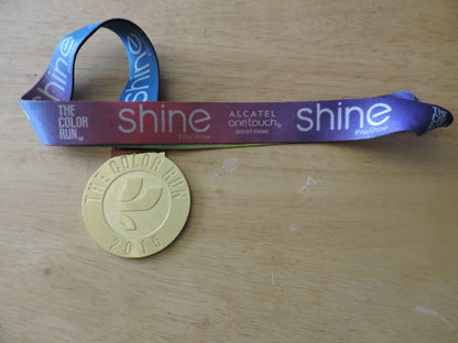 HE COLOR RUN 2015   2.5 INCHES " ALCATEL ONE TOUCH /SHINE RIBBON"