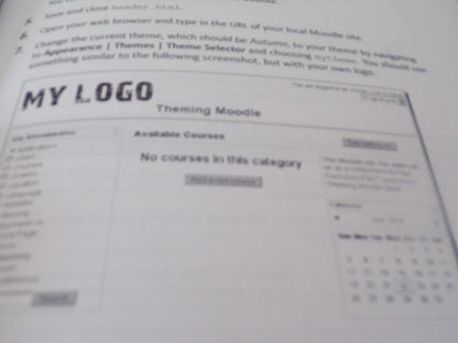 Moodle 1.9 Theme Design Book (HTML, CSS)