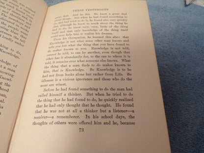 Vintage 1912 Edition of: Their Yesterdays by Harold Bell Wright