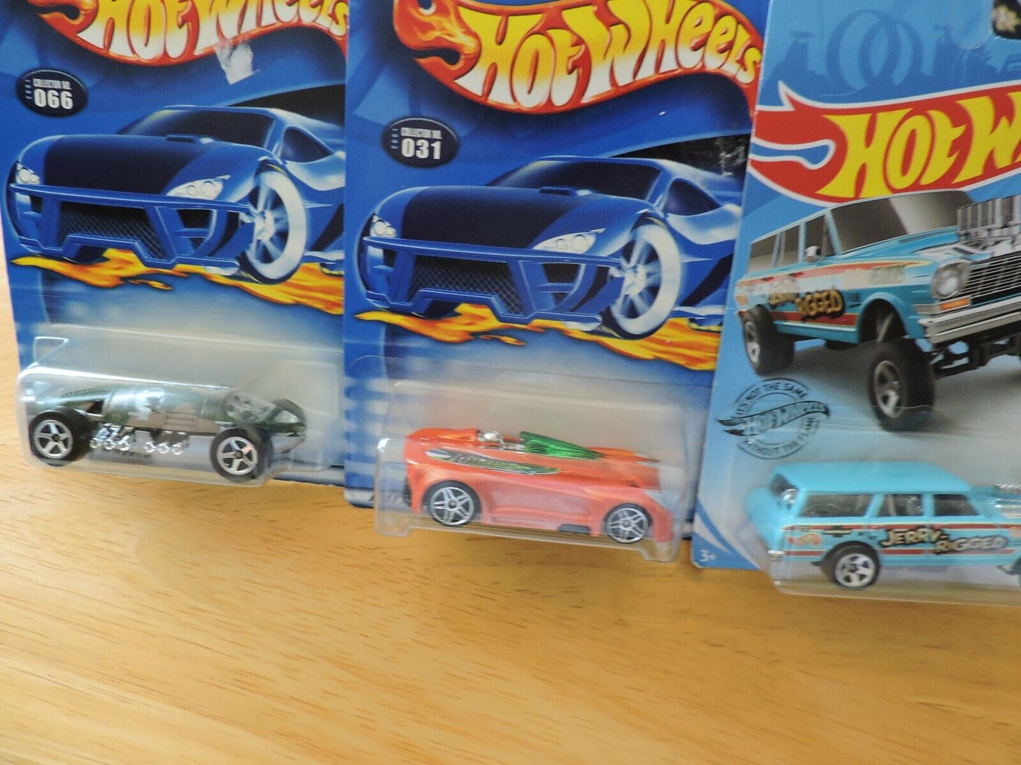 HOT WHEELS--SET OF 3--# 031, 066,  & 2019 '64 NOVA WAGON GASSER